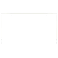 Esschert Design Asta da Tavolo Decorativa con Morsetti Bianca 444913