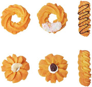 Decorazioni alimentari realistici 6 pezzi - simulazione cibo - accessori di scena per fotografie - unico regalo - finte ciambelle