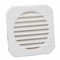 Griglia aerazione in plastica qu adra incasso circolare 22x22 d.2