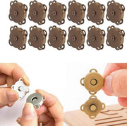 Set di 12 Viti Magnetiche 14 mm - Per cucire - Viti senza cucire - Viti per Maglioni - Viti Magnetiche - Borse a Pompom - Abbigliamento Fai da Te Cucire