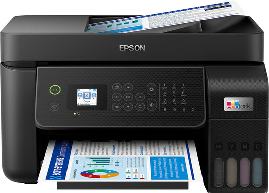 Epson ecotank et-4800 stampante multifunzione inkjet 4-in-1 a4, serbatoi ricaricabili alta capacità, 4 flaconi inclusi pari a 7500pag b/n 4500pag colore, wi-fi direct, usb - C11CJ65402