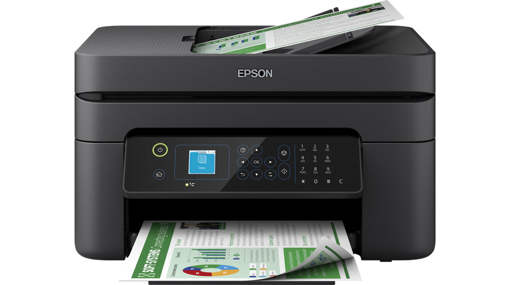 Epson workforce wf-2930dwf stampante multifunzione a4 getto d'inchiostro (stampa, scansione, copia), display lcd 3.7cm, adf, wifi direct, 3 mesi di inchiostro incluso con readyprint - C11CK63403