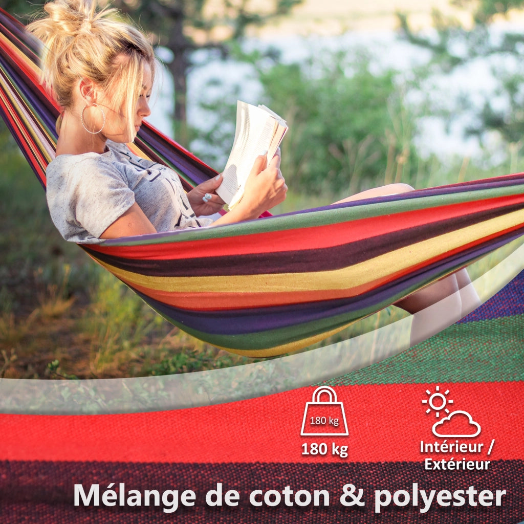 Amaca da Viaggio Portatile ¨C zephmum ¨C Multicolore 290x150 cm