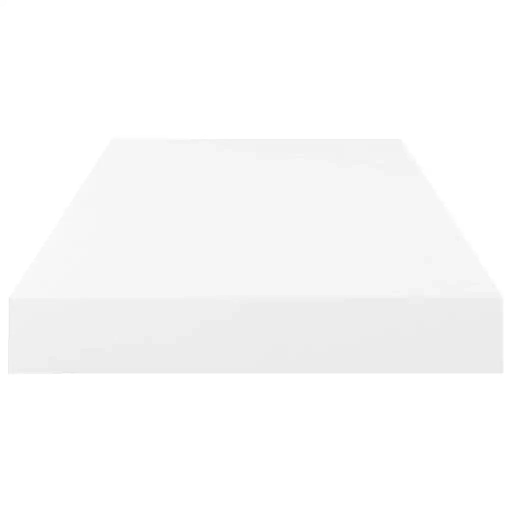 Scaffale a Parete Bianco Lucido 50x23x3,8 cm in MDF cod mxl 33275