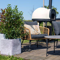 Capi Fioriera Nature Rib Quadrata 30x30 cm Avorio KOFI902 424208