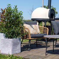 Capi Fioriera Nature Rib Quadrata 40x40 cm Avorio KOFI903 424209