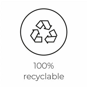 Capi Vaso a Cono Nature Rib 42x38 cm Antracite KOFZ362 424216