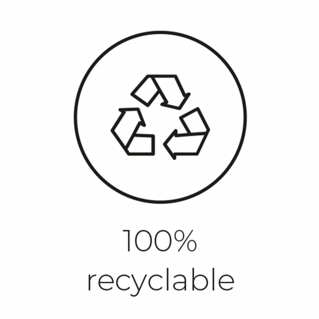 Capi Vaso Nature Rib Elegante Basso 46x58 cm Antracite KOFZ783 424230