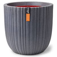 Capi Vaso Rotondo Urban Tube 35x34 cm Grigio Scuro 434884