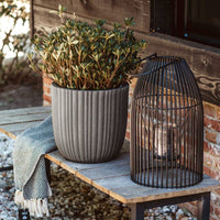 Capi Vaso Rotondo Urban Tube 35x34 cm Grigio Scuro 434884