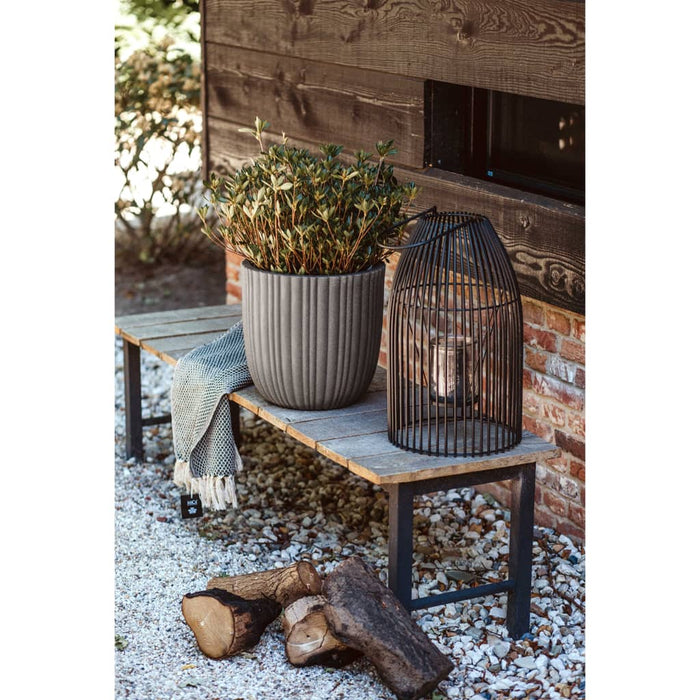 Capi Vaso Rotondo Urban Tube 35x34 cm Grigio Scuro 434884