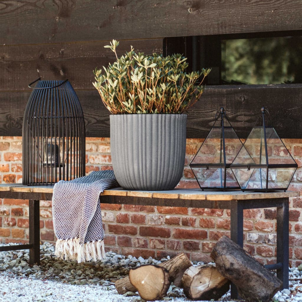 Capi Vaso Rotondo Urban Tube 35x34 cm Grigio Scuro 434884