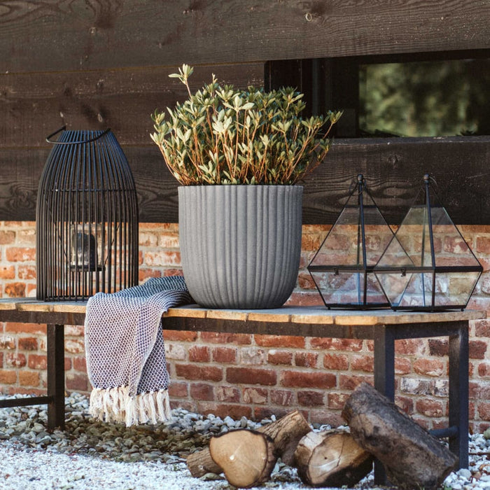 Capi Vaso Rotondo Urban Tube 35x34 cm Grigio Scuro 434884