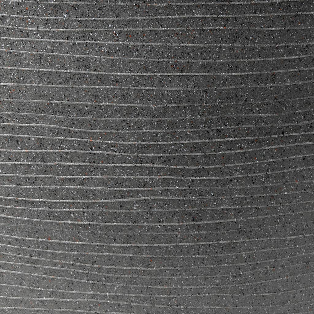 Capi Vaso per Piante Arc Granite Conico Basso 60x48 cm Antracite 442112