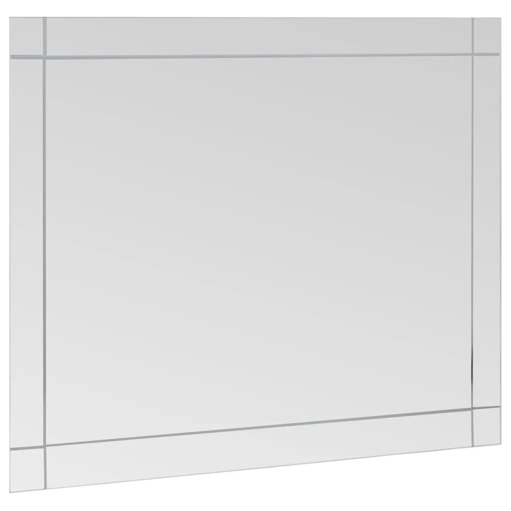 Specchio da Parete-Specchio a Muro-Specchio Decorativo 100x60 cm in Vetro