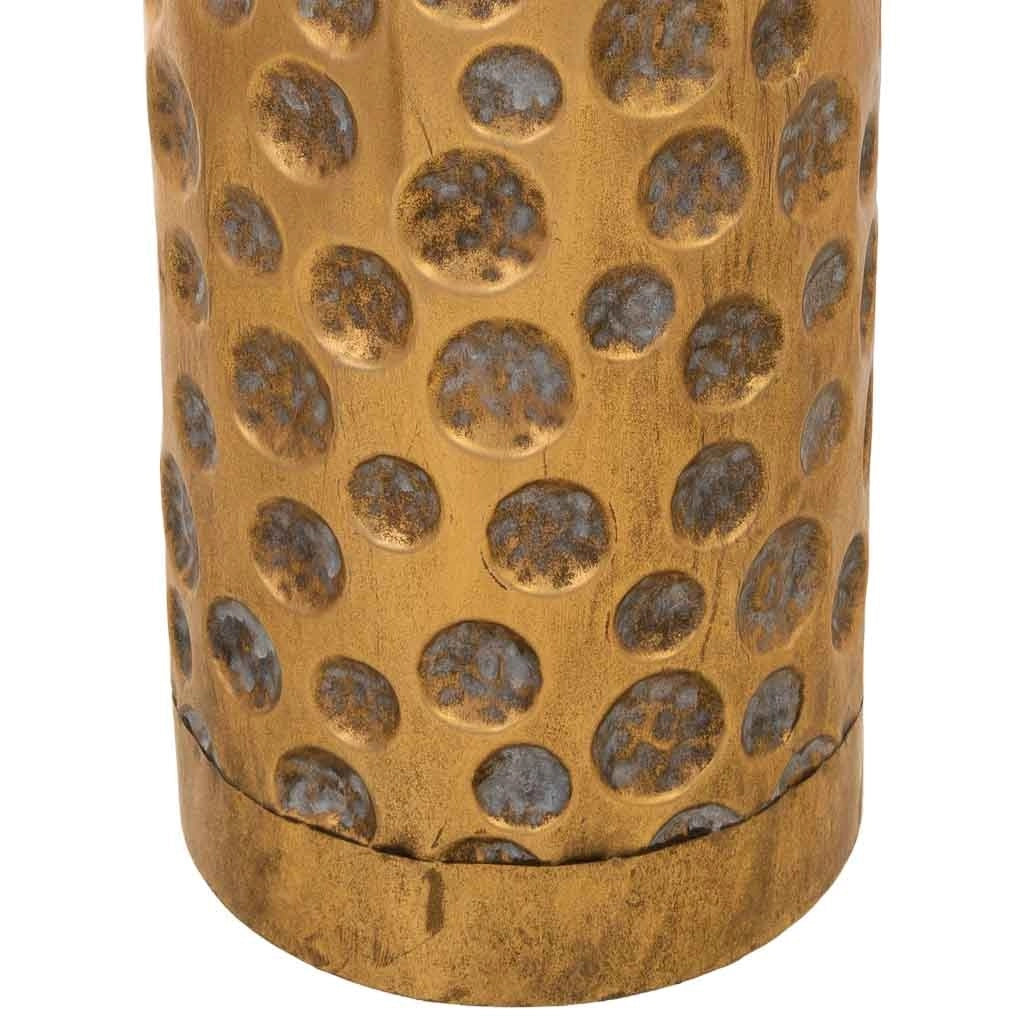 Portombrelli in metallo dorato 20x20x55h cm