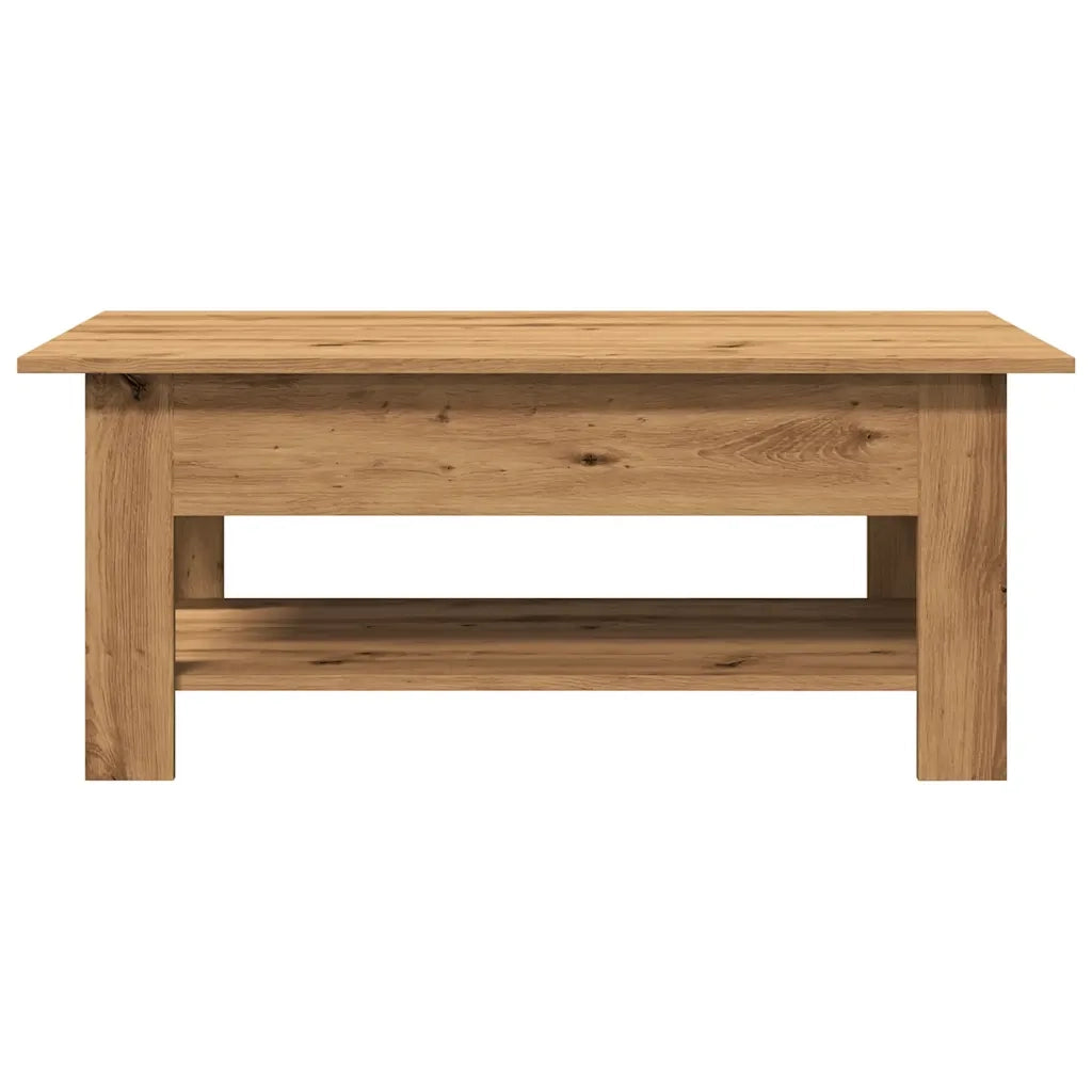 Tavolino Salotto Rovere Artigianale 102x55x42 cm Multistrato 856797