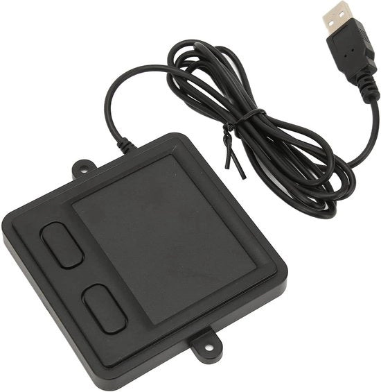Touchpad USB multifunzionale con alta sensibilità, design con 2 tasti, trackpad trasportabile nero per laptop, desktop, ufficio casa