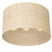 Plafoniera rattan crema rotonda Ø40 3xE27 15W Luminex