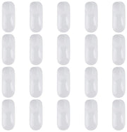 Supporto per piedi trasparente in plastica - 20 pezzi - prevenzione della deformazione - piedi dei bambini - sostegno per piedi - misura 10x4,3x3,9 cm - contenitore per scarpe