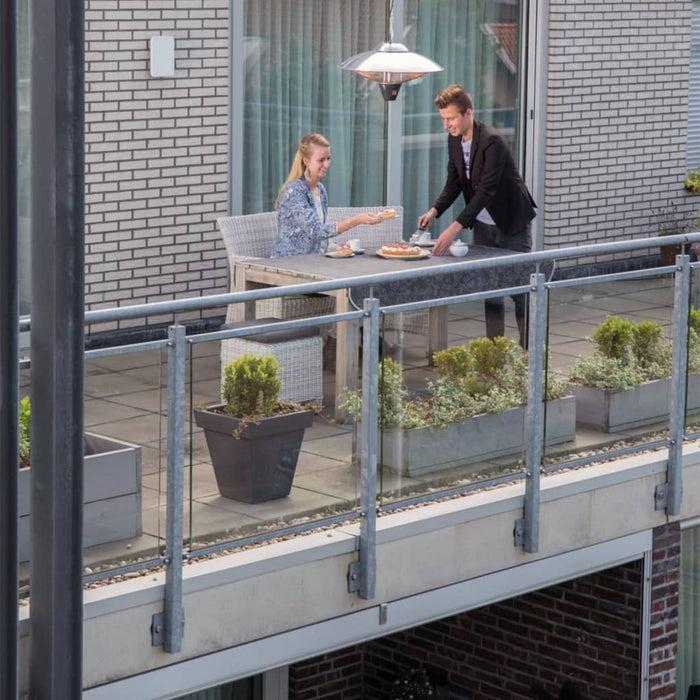 Sunred Radiatore Sospeso Sirius 2100 W Alogeno Argentato CE09 411789