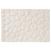 Sealskin Tappetino da Bagno Pebbles in Cotone 60x90 cm Avorio 436897