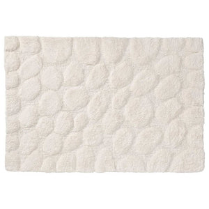 Sealskin Tappetino da Bagno Pebbles in Cotone 60x90 cm Avorio 436897