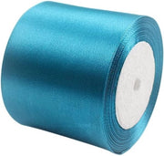 Pannelli di seta blu 75mm, 22 metri, pannelli decorativi di seta, nastro di compleanno, nastro auto, pannelli di stoffa di seta e seta, per matrimonio, festa, compleanno, festa di San Valentino
