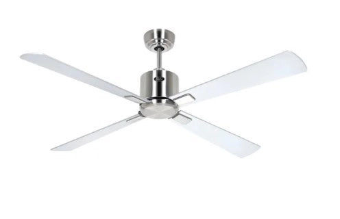 ECO NEO III 132, Ventilatore Acciaio Spazzolato WiFi senza Luce ,
