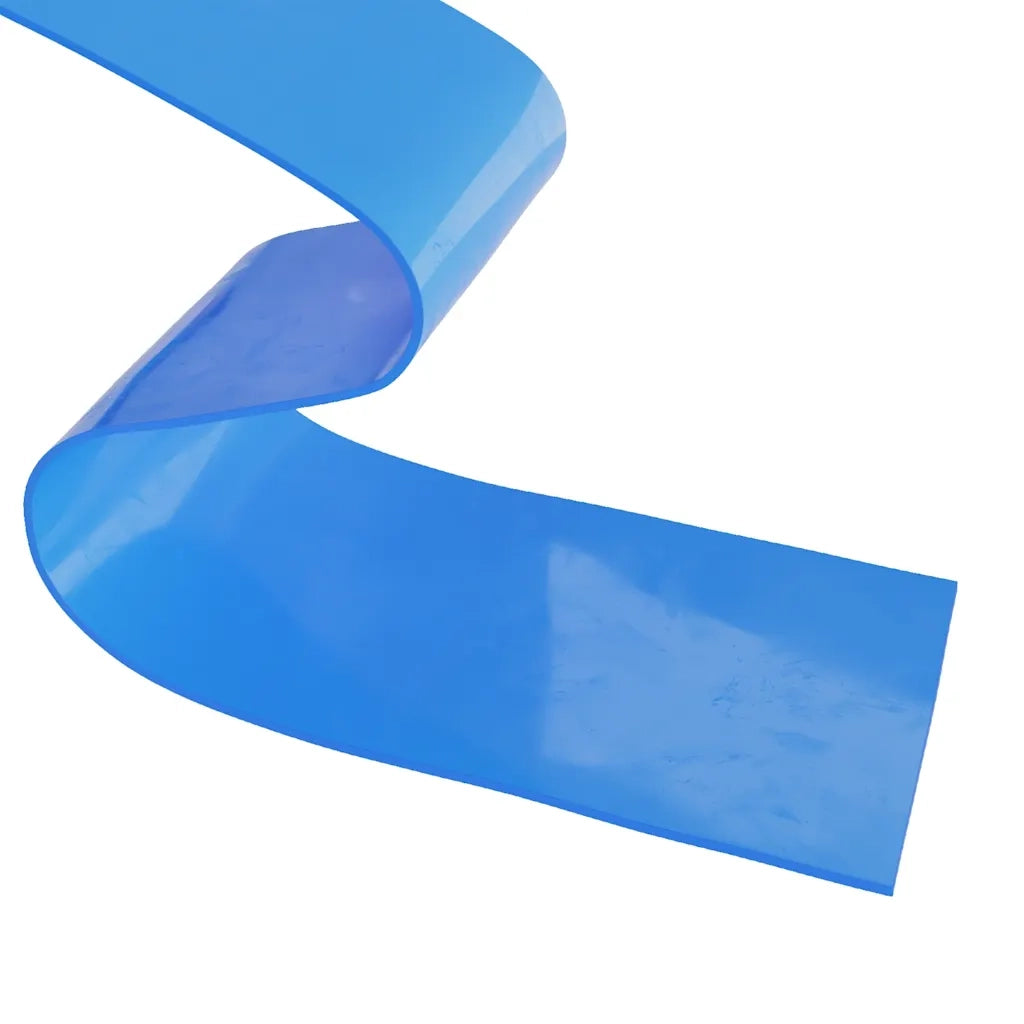 Tenda per Porte Blu 200 mm x 1,6 mm 25 m in PVC 153871