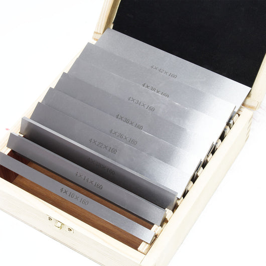 Set barre di precisione parallele 160mm 18 pezzi Set 9 coppie Supporto per morsa e fresatura