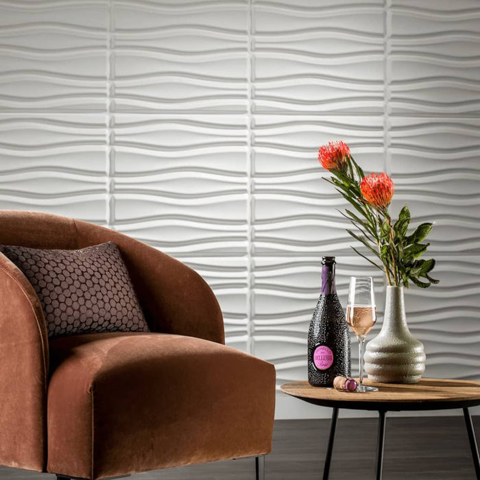 WallArt Pannelli a Parete 3D Flows 12 pz GA-WA14 412828