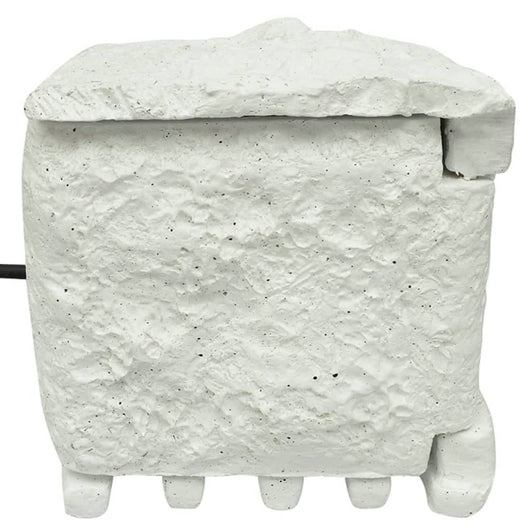 Presa Elettrica da Esterno 4 Spine Impermeabile Resina Bianca 40589