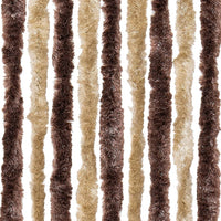 Zanzariera Beige e Marrone Chiaro 100x220 cm Ciniglia 240572