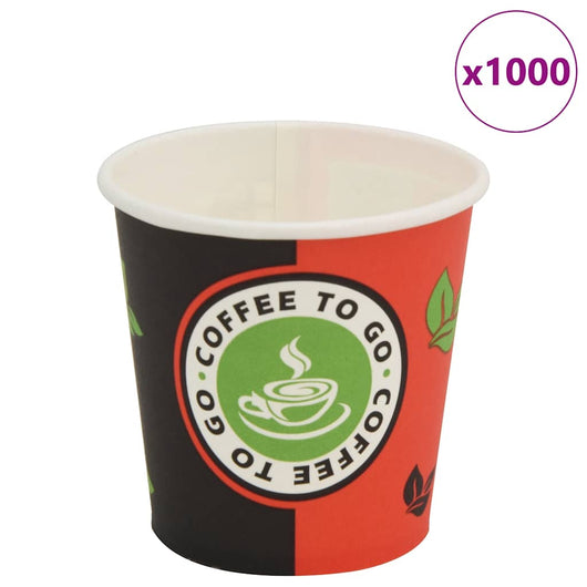 Bicchieri da Caffè Monouso in Carta 1000 pz 120 ml (4 oz)