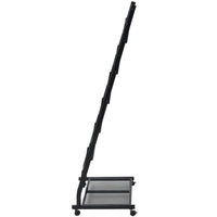 Portariviste 47,5x43x133 cm Nero A4cod mxl 106870