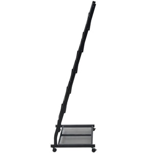 Portariviste 47,5x43x133 cm Nero A4cod mxl 106870