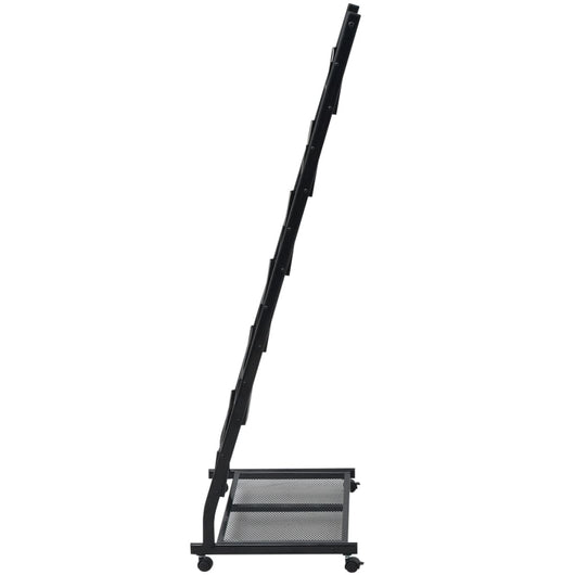 Portariviste 47,5x43x133 cm Nero A4cod mxl 106870