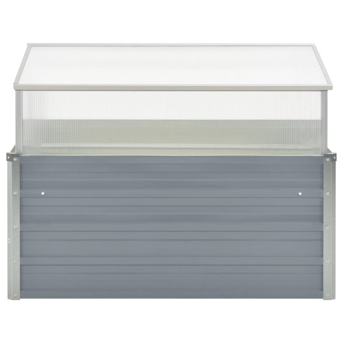 Serra 100x100x85 cm in Acciaio Zincato Grigio