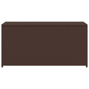 Baule da Giardino Marrone 120x50x60 cm in Polyrattan 42499