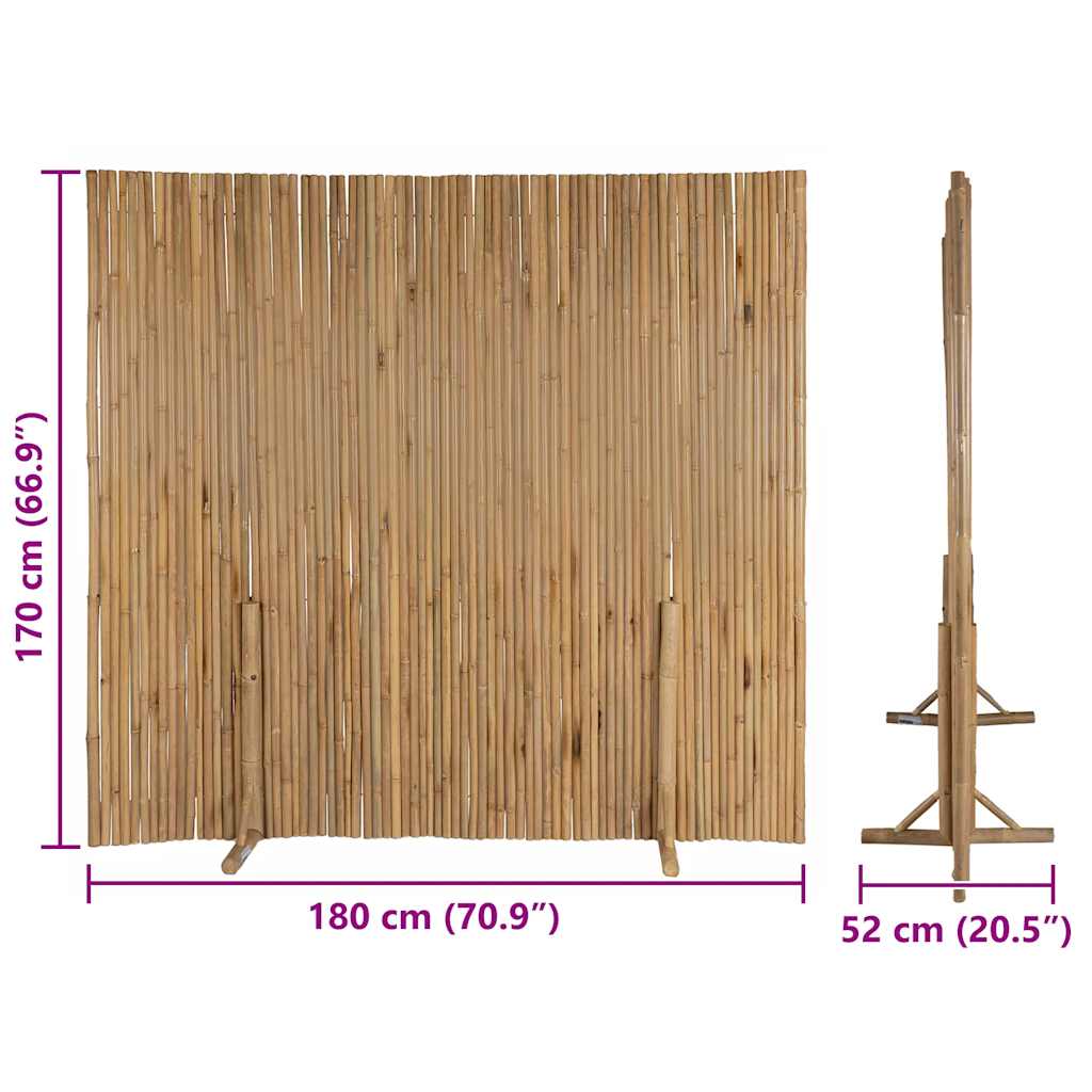 Recinzione in Bambù 180x170 cm 42504