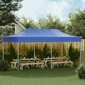 Tenda Pieghevole Pop-Up 3x6 m Blu