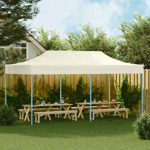 Tenda Pieghevole Pop-Up 3x6 m Bianco Crema 42507