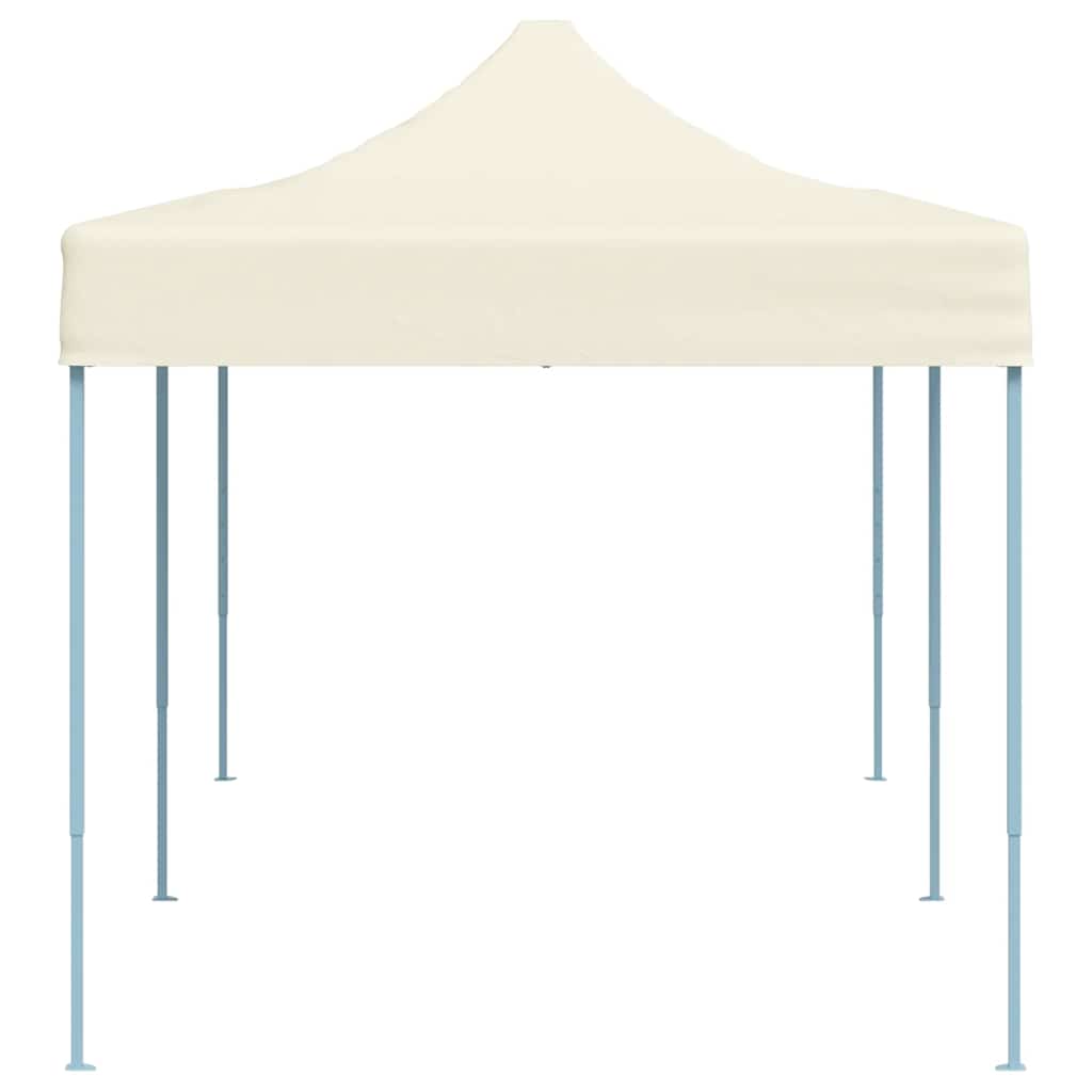 Tenda Pieghevole Pop-Up 3x6 m Bianco Crema 42507
