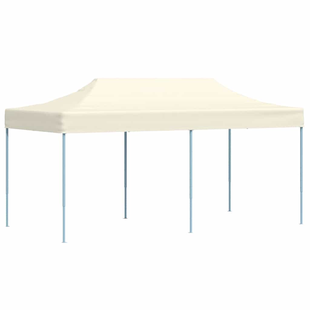 Tenda Pieghevole Pop-Up 3x6 m Bianco Crema