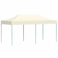 Tenda Pieghevole Pop-Up 3x6 m Bianco Crema