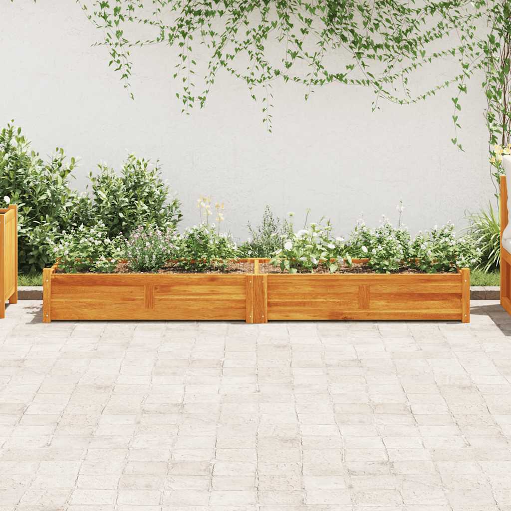 Letto Rialzato da Giardino in Legno di Acacia 200x50x25 cm 42568