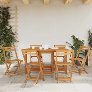 Tavolo da Giardino 130x90x72 cm in Legno Massello di Acacia 42659
