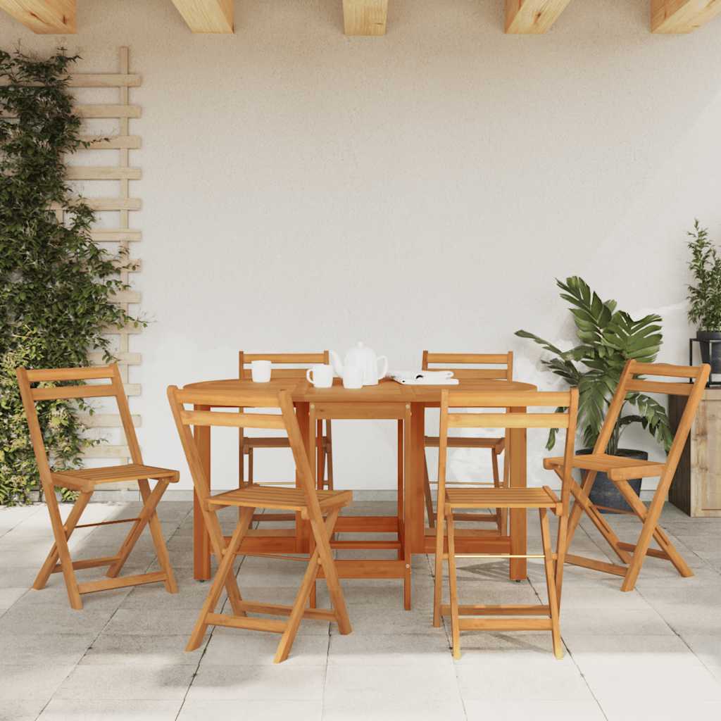Tavolo da Giardino 130x90x72 cm in Legno Massello di Acacia cod mxl 34085