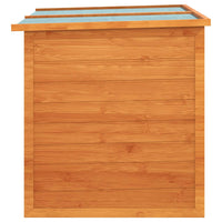 Baule da Giardino 126x72x72 cm in Legno 42702